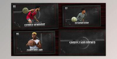 Sport Cards Opener (Videohive 41888215) - AE Project