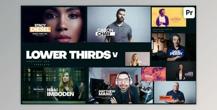 Lower Thirds V (Videohive 33648847)