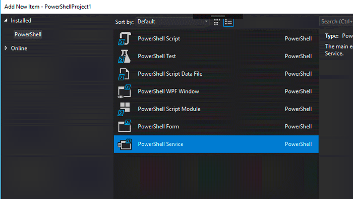 PowerShell Pro Tools for Visual Studio 2017-2019