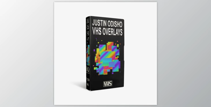 Justin Odisho – VHS / VCR / TV Glitch Footage Overlays Pack (MOV)