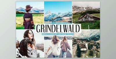 Grindelwald Mobile & Desktop Lightroom Presets by creativetacos