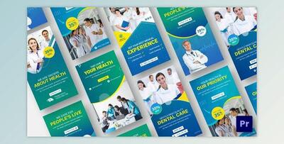 Medical Promo Stories Pack For Premiere Pro (VideoHive 37196780) - PR Project