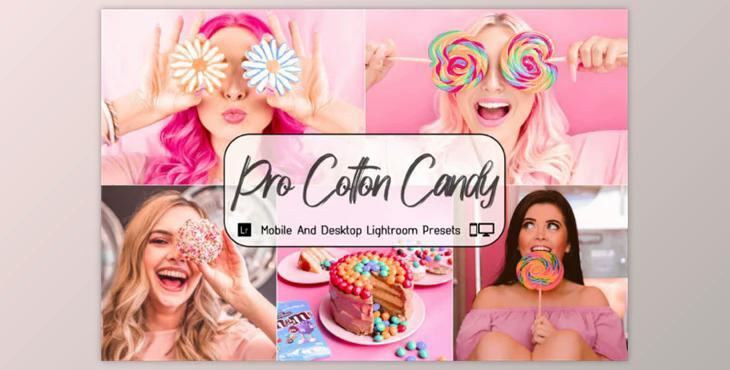 Cotton Candy Desktop Mobile Lightroom