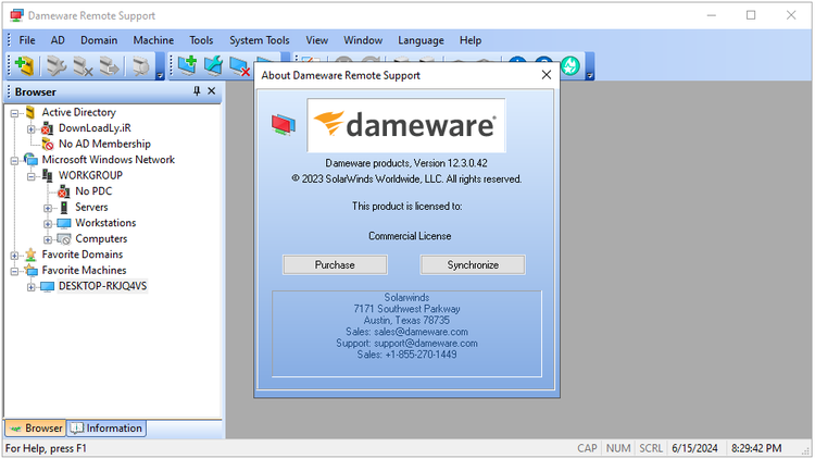 DameWare Remote Support 12.3.2.5 / Mini + Server