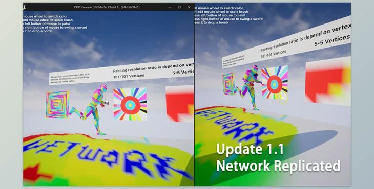 Unreal Engine - Runtime Vertex Painter