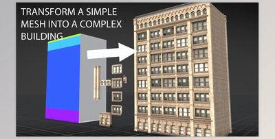 Blender Plugin – Gumroad – Blender Geometry Node Tools – Procedural Building