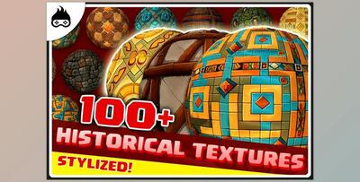 Unity Asset - 100+ Stylized Historical Textures – Medieval, Egyptian, Roman & More v1.1.0