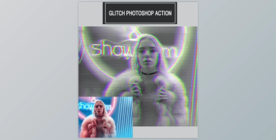 Glitch Photoshop Action