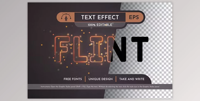 Flint Editable Text Effect - 278460842