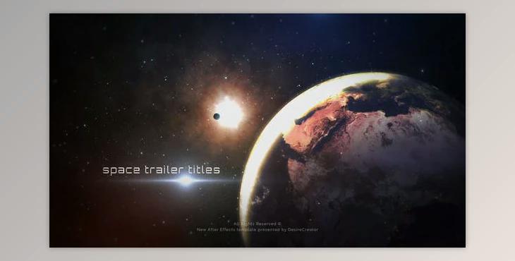 Space Trailer Titles (Videohive 22583233) - AE Project