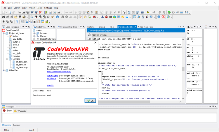CodeVisionAVR Advanced 3.40