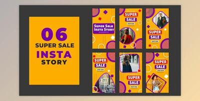 Biggest Super Sale Instagram Stories Template (Videohive 39216259) - AE Project