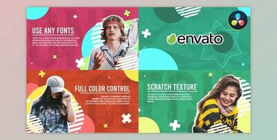 Retro Slides for DaVinci Resolve (Videohive 47137387)
