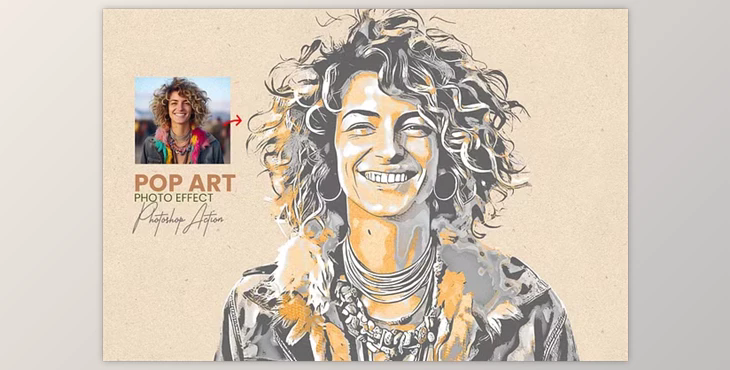 Pop Art Photoshop Effect - 92183520