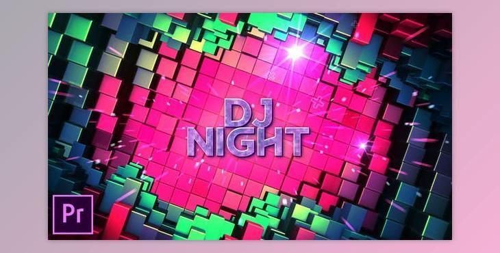 DJ Night Party Opener - Premiere Pro (Videohive 53658390)