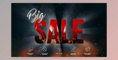 Big Sale Commercial (Videohive 22633599) - AE Project