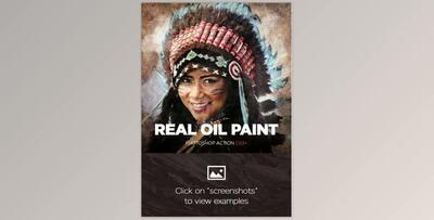 Real Oil Painting Photoshop Action CS3+ – GraphicRiver 15615259 (PAT, ATN)