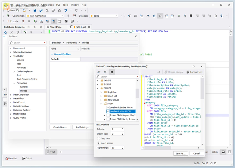 Devart dbForge Studio for PostgreSQL v3.2.126 (03 Mar 2025) + Crack