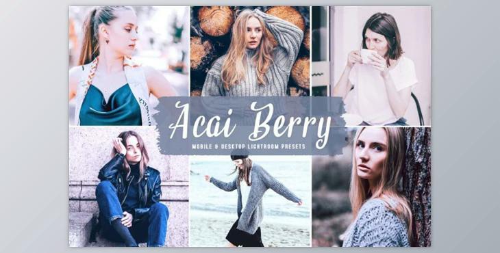 Acai Berry Mobile & Desktop Lightroom Presets by creativetacos