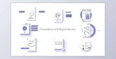 Style Countdown Timers (Videohive 42476705) - AE Project