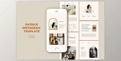 Patrice Instagram Templates (PSD)
