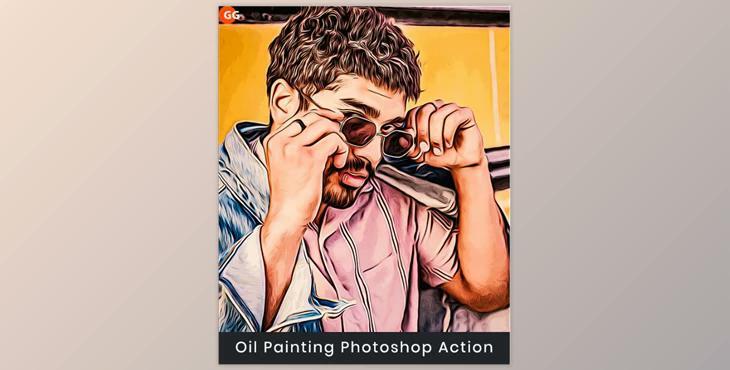 Oil Painting Photoshop Action GraphicRiver-29305614 (ATN)