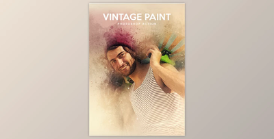 Vintage Paint – Photoshop Action By dgas99