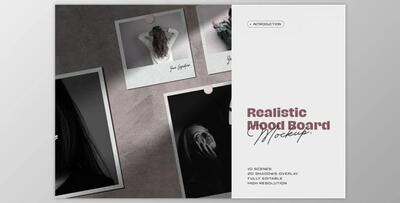 Moodboard Mockup Kit (psd) CreativeMarket 4481949