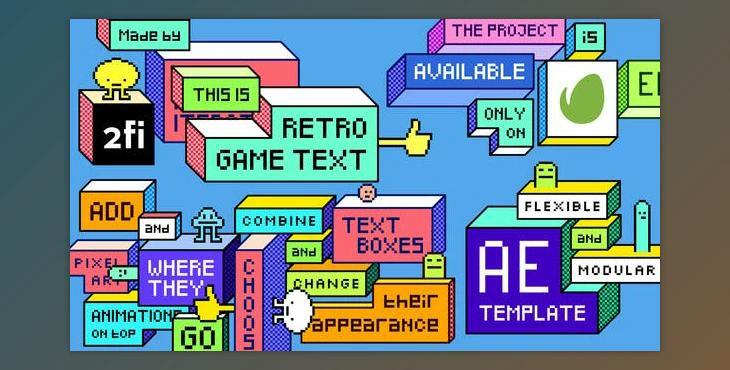 Retro Game Text (Videohive 42114635) - AE Project
