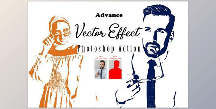 Creativemarket - Advance Vector Effect Photoshop Action
