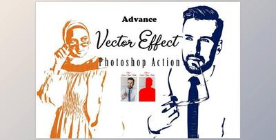 Creativemarket - Advance Vector Effect Photoshop Action
