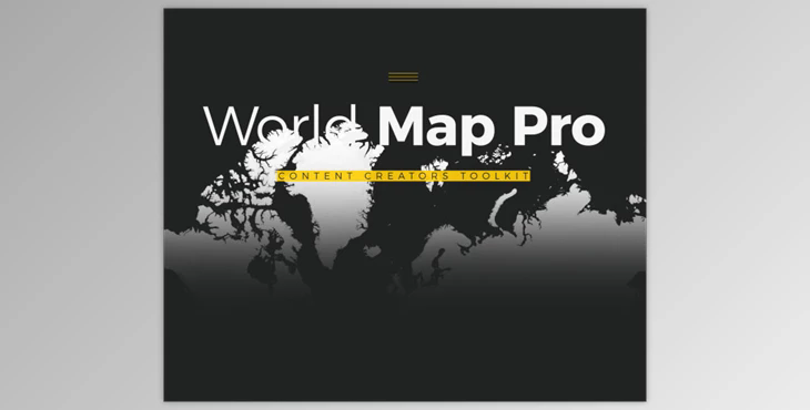 World Map Pro – Content Creators ToolKit (Videohive 43152841) - AE Project