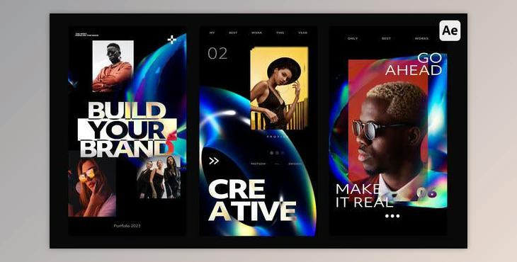 Abstract Stories (Videohive 48347925) - AE Project