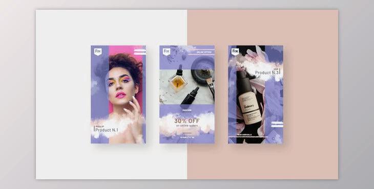 Beauty Products Instagram Stories (Videohive 28376872)