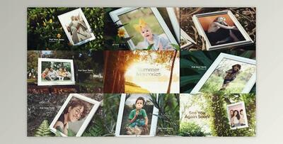 Life Memory In The Summer Photo Gallery (Videohive 38910030) - AE Project