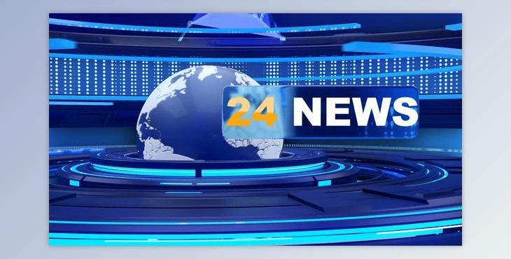 24 news opener with looped background (Videohive 25708857)
