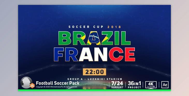 Football Soccer Cup Pack (Videohive 22063134) - AE Project