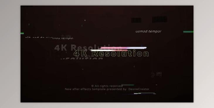 Fast Glitch Logo (Videohive 20201561) - AE Project