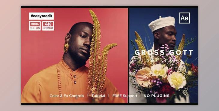 Videohive Multi Frame Slideshow Opener 35598586