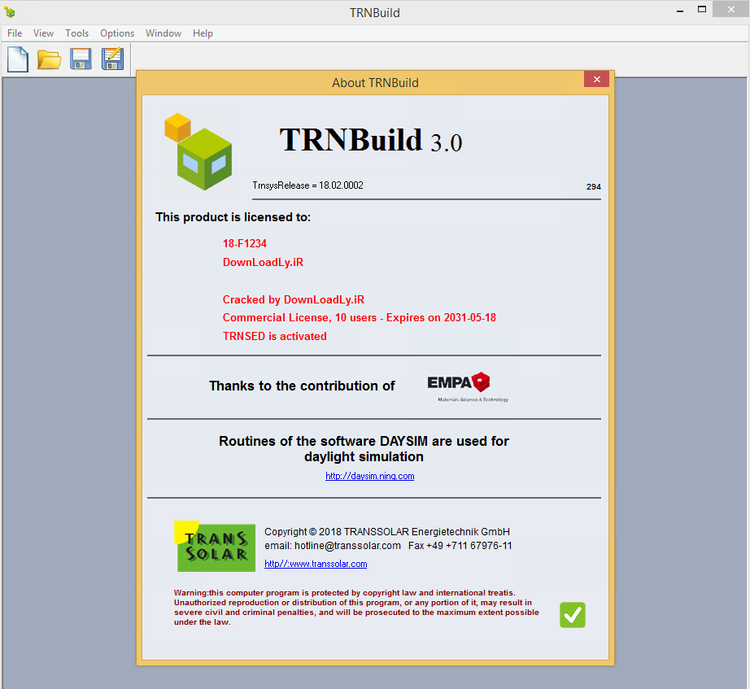TRNSYS 18.02 x86/x64 + Manuals + Weather