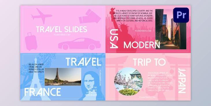 Travel Slides for Premiere Pro (Videohive 51932049)