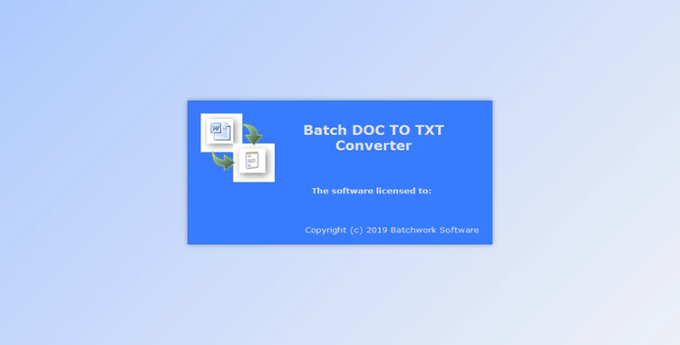 Batch DOC to TXT Converter v2025.17.204.2369 + License Key