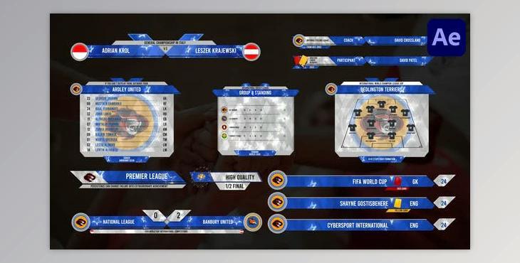 Sport Lower Thirds for After Effects (Videohive 50344162) - AE Project