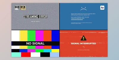 Signal Lost Overlays (Videohive 56336142) - AE Project