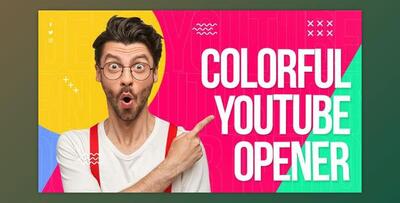 Colorful Youtube Opener (Videohive 36572463) - PR Project