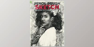 Pencil Rough Sketch Action – GraphicRiver 33726869 (ABR, PAT, ATN)