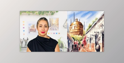 Perspective Fundamentals for Watercolor Cityscapes: Understanding Single-Point Perspective