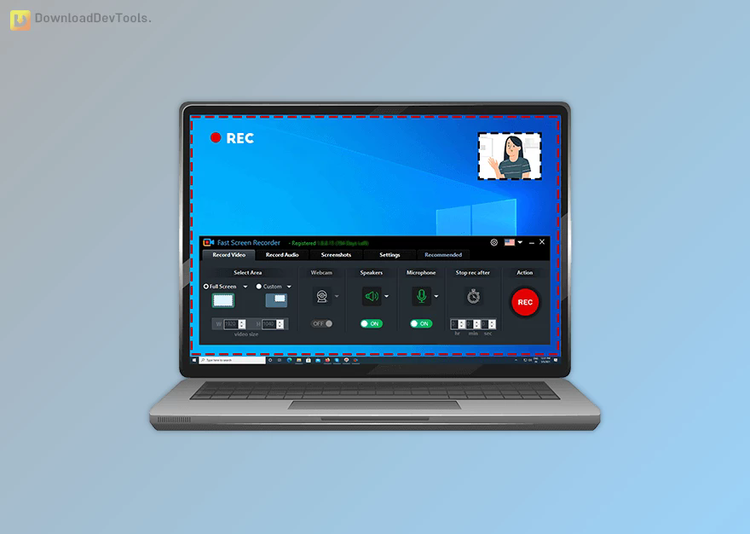 Fast Screen Recorder v2.1.0.11 Multilingual + Portable edition Pre-Patched