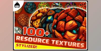 Unity Asset - 100+ Stylized Resource Textures – Leather, Fur, Bones, Coins & More v1.1.0