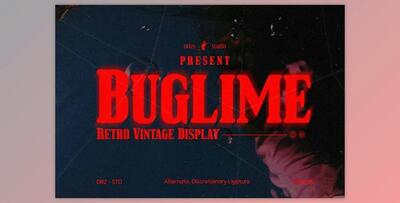 Buglime – Retro Vintage Serif Font